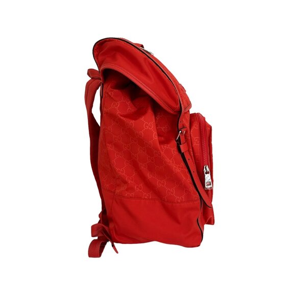 Gucci Red Nylon Backpack - Picture 3 of 8
